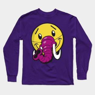 Elephant Smiley Long Sleeve T-Shirt